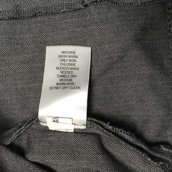 Banana Republic Factory Pencil Skirt Grey Stripe Women's 0 Stretch Cotton Career - Picture 7 of 9